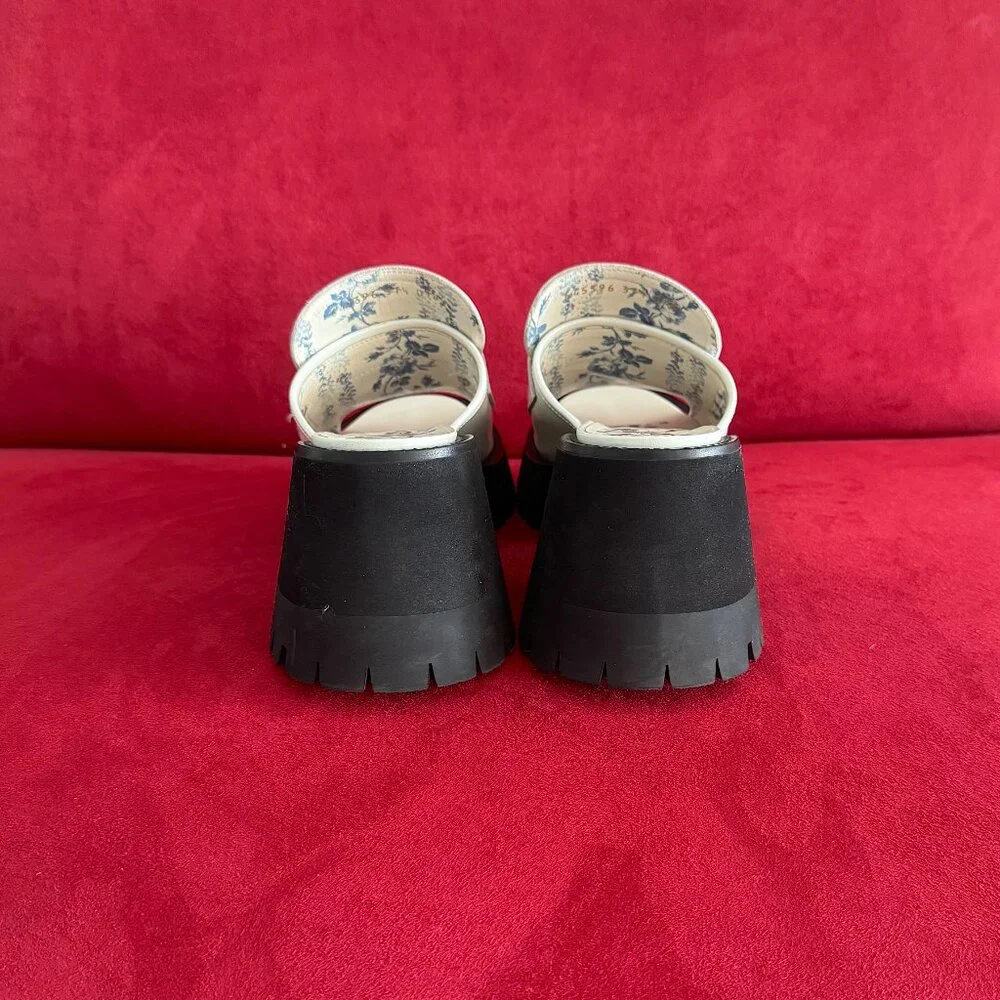 Gucci Platform Sandals Women Size 37 - Picture 7 of 14